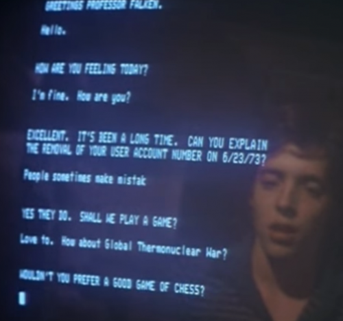 Chatbot of the eighties